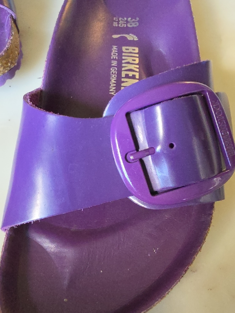 Birkenstock Purple Women's Single Strap Sandals - Picture 9 of 9